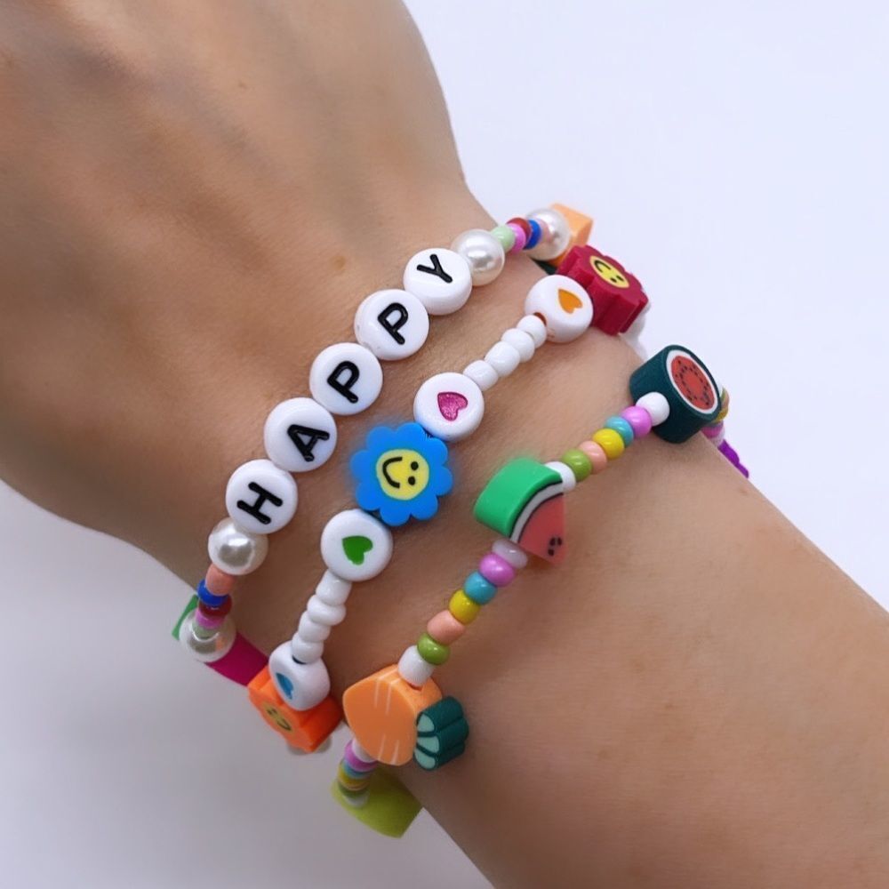 NWT Wool + Pepper Co. Y2K Bracelet Stack (3)